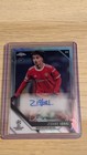 Topps Chrome 2021-22 UCL Manchester United Zidane Iqbal RC Rookie Auto