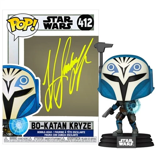 Katee Sackhoff Autographed Star Wars Bo-Katan Kryze #412 POP! Vinyl Figure
