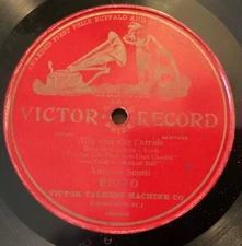 Antonio Scotti – 78 rpm Victor GP 81070: Ballo in Maschera-Alla vita; V+ cond
