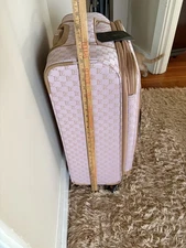 LONDON FOG Softside Expandable Spinner Luggage, Rose 