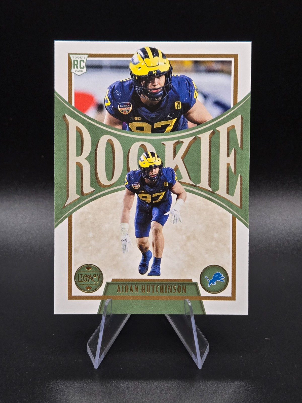 2022 Panini Legacy #148 Aidan Hutchinson RC! Lions