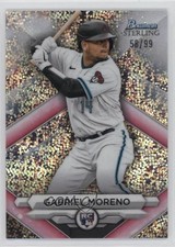 2023 Bowman Sterling Rookies Speckle Refractor 58/99 Gabriel Moreno #BSR-9 4f5