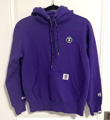 AAPE by A Bathing Ape Unisex Two Logo Hoodie - Women M - MRSP$400