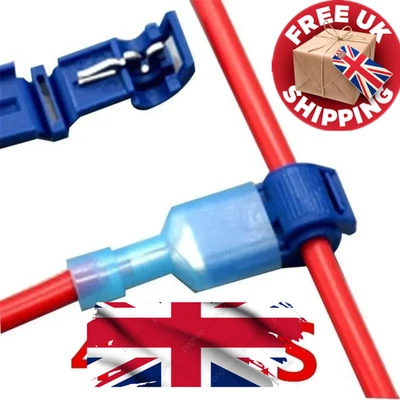 20x Quick Electrical Cable Connectors Snap Splice Lock Wire Terminals Car Radio