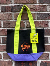 Trader Joe  s   Halloween   Mini Tote Bag Limited Edition Authentic Black Green