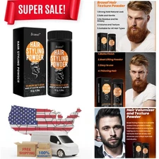 Versatile Hair Styling Powder - Unscented, Easy Use, 1.13 Oz for All Hair Types