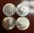 4 1964 Kennedy Half Dollar 90% Silver 50c Lot Of 4 (1 of them proof)