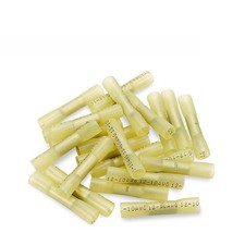 1000pcs 12-10 Gauge AWG Heat Shrink Butt Wire Crimp Connectors Terminals Yellow