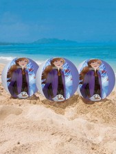 Disney Frozen Beach Ball Inflatable Anna Elsa Olaf 13.5" 3 Pack Pool Party Favor