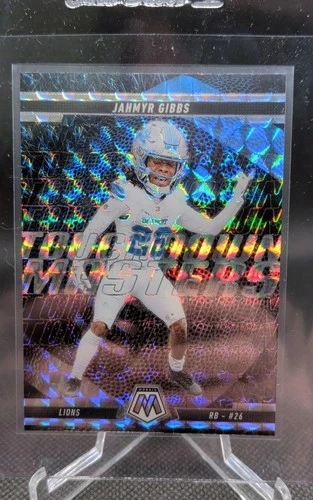 2025 Panini Mosaic - Touchdown Masters Jahmyr Gibbs #6 Mosaic Prizm