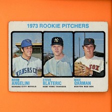 1973 Topps Norm Angelini / Steve Blateric / Mike Garman #616 VG/EX