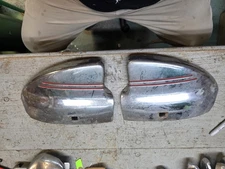 1941 Chevy?? Bumper Ends / Bumperette - Original Chevrolet Accessories. Old Pair