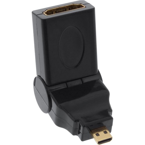 10x InLine HDMI Adapter HDMI A Bu auf Micro HDMI D Ste flexibel verg. Kontakte - Bild 3 von 4
