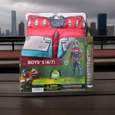 Transformers Optimus Prime Costume S (6/7)   Muscle Jumpsuit & Mask New CIB