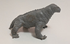 Moschops Marx Vintage 1960s Prehistoric Playset Gray Plastic Dinosaur