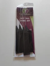 NEW 4 Pack Carbon Fiber Rat Tail Combs Stainless Steel Pintail Mars Wellness