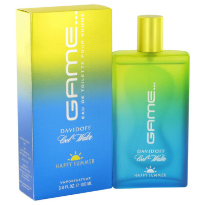 廃盤　ダビドフ　クールウォーター　ゲーム　ハッピーサマー　香水　100ml Cool Water Game Happy Summer For Men's By Davidoff 3.4oz/100ml EDT