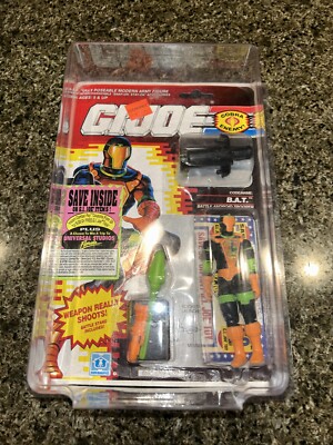 G.I.Joe B.A.T. Battle Android Trooper Hasbro 1990 card figure COBRA ROBOT 3 3/4