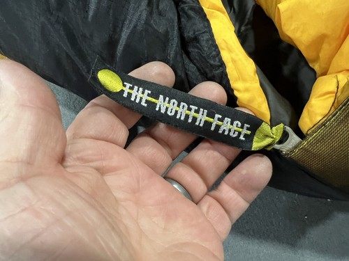 The North Face Yellow Snowshoes Polarguard Sleeping Bag Long Great Condition!! - Picture 3 of 15