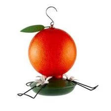 Audubon Oriole Bird Feeder Orange Shaped 32oz