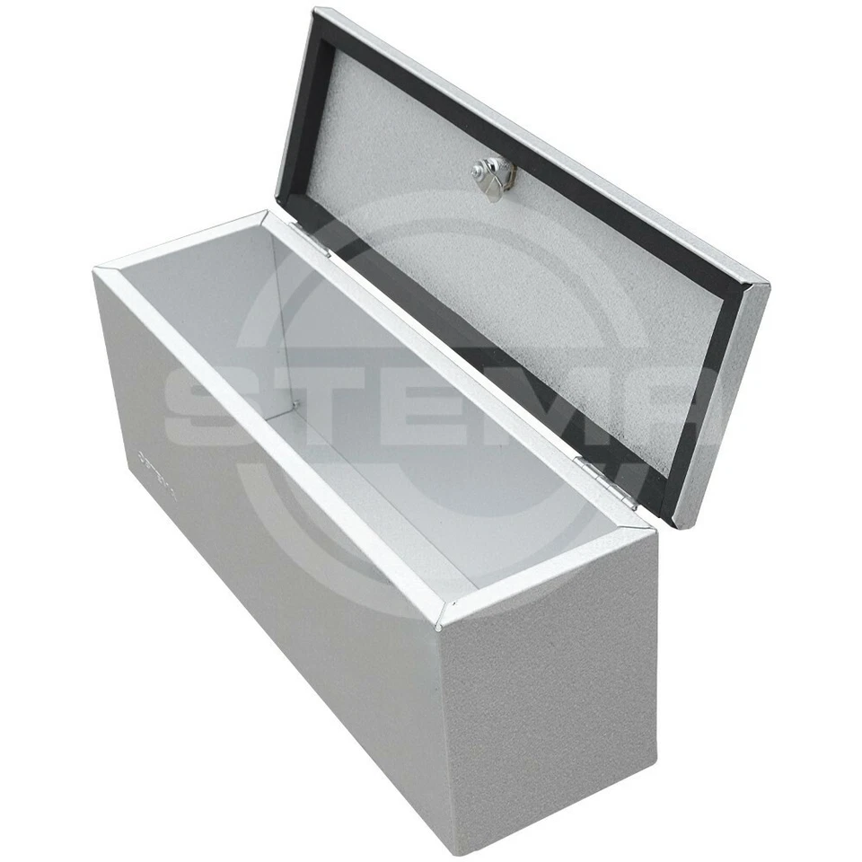 STEMA Deichselbox inkl. Befestigungsmaterial für Anhänger Staubox Metallbox - Bild 3 von 4