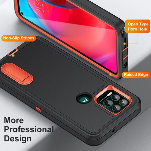 For Motorola Moto G 5G/Power/Stylus/Play 2023 Shockproof Rubber Case Stand Cover - Picture 32 of 90