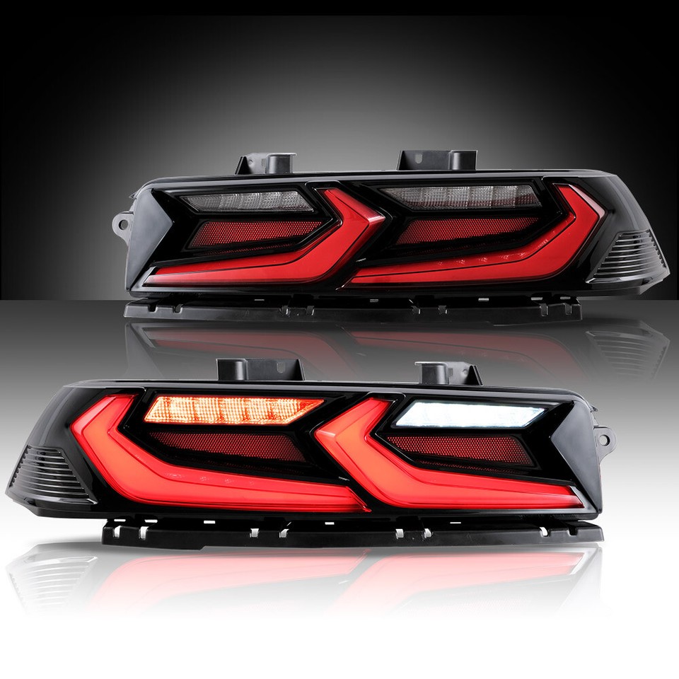 xTune 14-15 Chevy Camaro Full LED Red Clear Tail Light - OE Right (ALT-JH-CCAM14-FLED-OE-R) main image 1