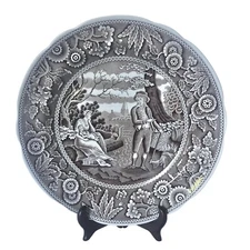 Spode Archive Collection Georgian Series BROWN Woodman Dinner Plate 10.5"