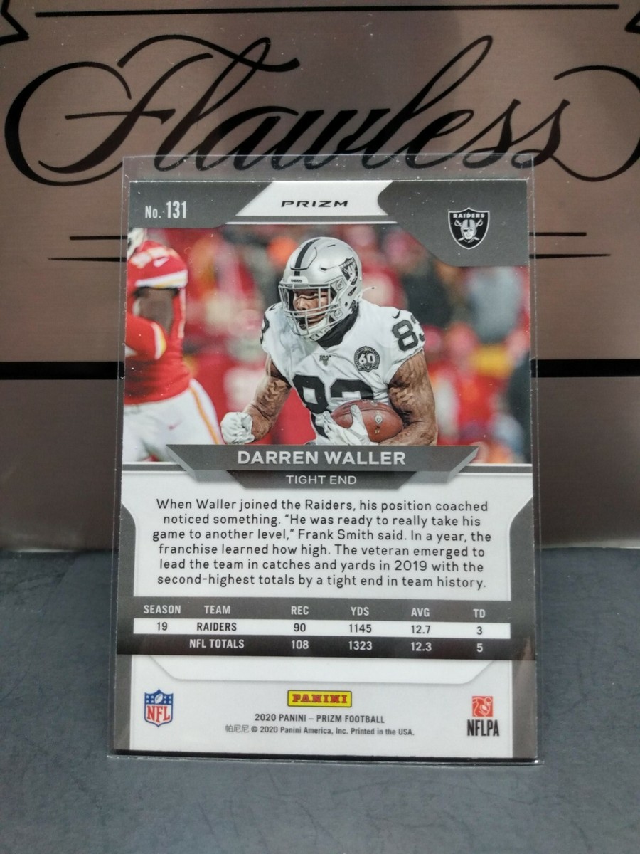 2020 Panini Prizm Darren Waller SP Green Pulsar Prizm very rare