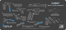 For Smith & Wesson M&P Instructional Jumbo 12" X 27"  Gun Cleaning Mat 