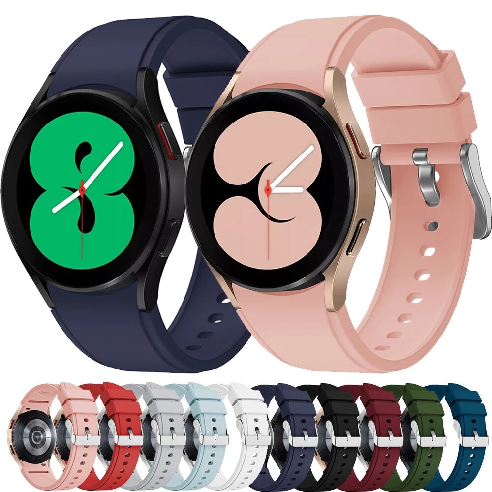 Silicone Watch Band Strap For Samsung Galaxy Watch 4 Classic 46MM 