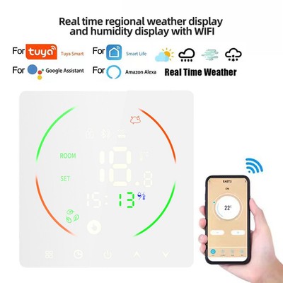 Nahtlose Integration WiFi Thermostat f??r Wasser Fu?bodenheizung und Boiler