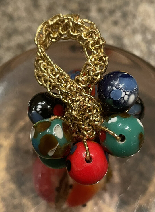 Multicolor Bright Bead Stretch Ring!!! - image 5