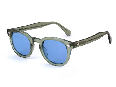 X-LAB Sonnenbrille 8004 Moscot Style 07 grün /6263 hellblau polarisiert