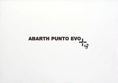 HA1514 Brochure Catalogue Abarth Punto EVO 03/10 French Français (Switzerland) - Photo 1/3