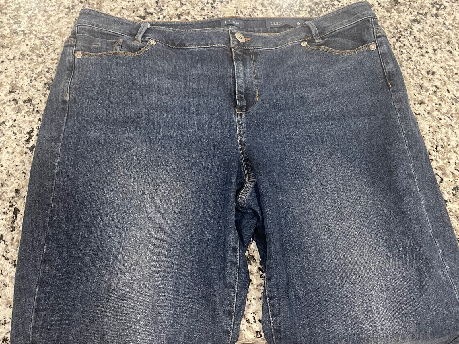 J Jill Denim Jeans Womens Sz 16 Weekender Straigh… - image 2