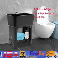 Utility Sink Laundry Tub with Faucet Basement for Laundry Room Garage or Shop