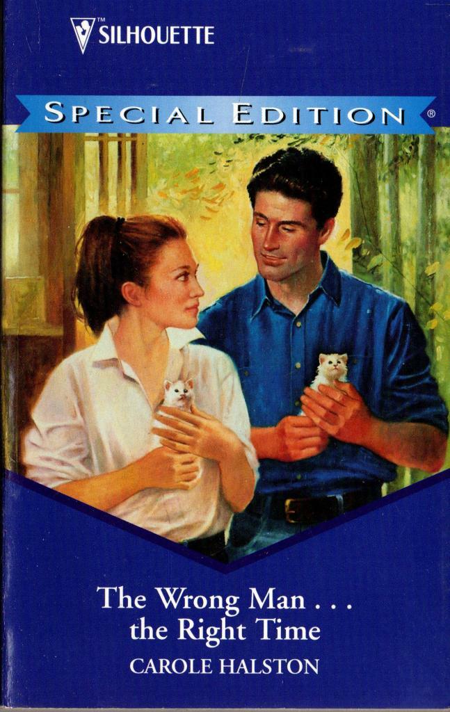 The Wrong Man...the Right Time - Carole Halston - Acceptable - Paperback