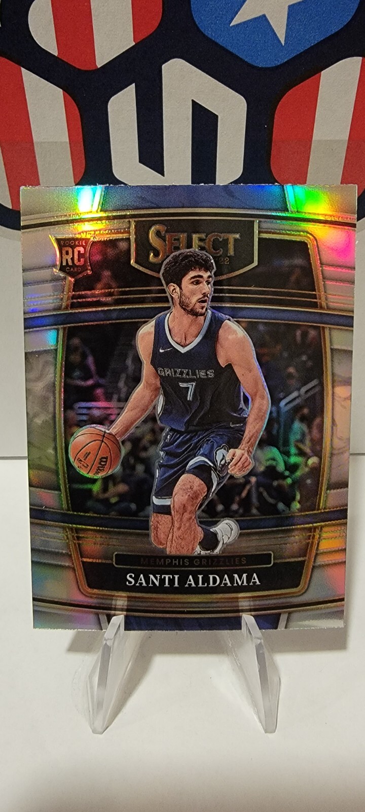 2021-22 Select Basketball Santi Aldama Concourse Silver - Memphis Grizzlies