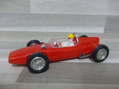 Alte BPP Hong Kong Nr. 1002 Rennwagen COOPER rot mit Fahrerfigur mit antrieb ! - Foto 1 di 6