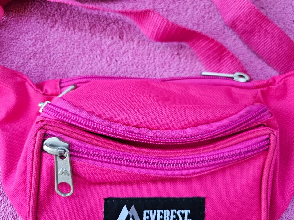 Mochila de transporte ajustável feminina Everest pacote de cintura 3 peças - Imagem 3 de 4