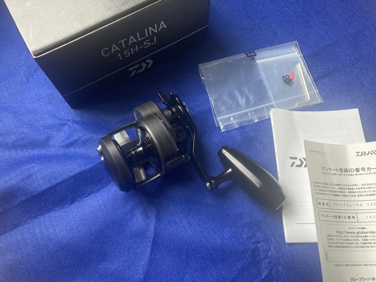 19 Catalina 15H-SJ Daiwa Baitcasting Reel right used very good 