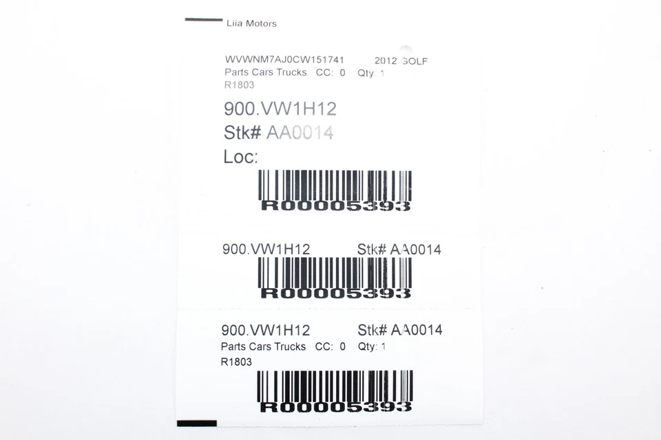 2010-2014 VOLKSWAGEN GOLF GTI MK6 ЗАДНИЙ ЛЕВЫЙ LH ВЕРХНЯЯ НИЖНЯЯ ДВЕРЬ ПЕТЛИ OEM - Изображение 3 из 4