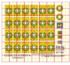 Decals for Victrix Early Imperial Roman Legionaries Legio IX Hispana Alt Design,