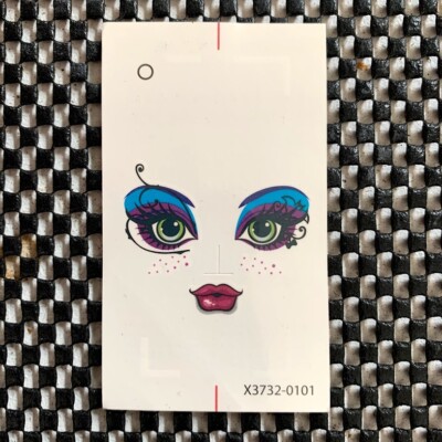Monster High - Mattel Toy Girls Doll - Temporary Tattoo Number X3732-101