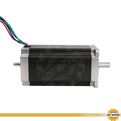 1PC Nema23 Schrittmotor 23HS2430B 3A 112mm 425oz-in Dual Shaft Stepper