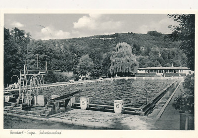 Postcard Bendorf, Swimming Pool (K) 19829