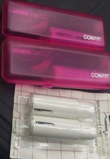 2 Conair Travel Cordless Curling Iron Brushes W ThermaCells 2 Extra Thermacells
