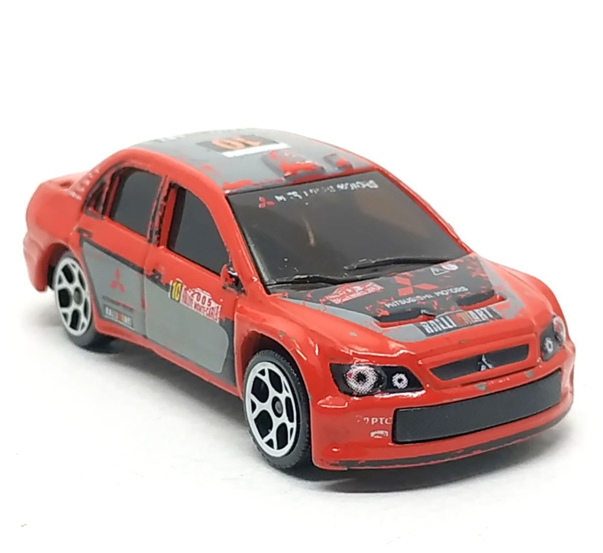 【中古】ウィッツ 1/43 MITSUBISHI LANCER EX TURBO(レッド) ミニカー[10][240010422524] Minicar 1/43 Mitsubishi Lancer Evolution X Cz4A Red Metallic