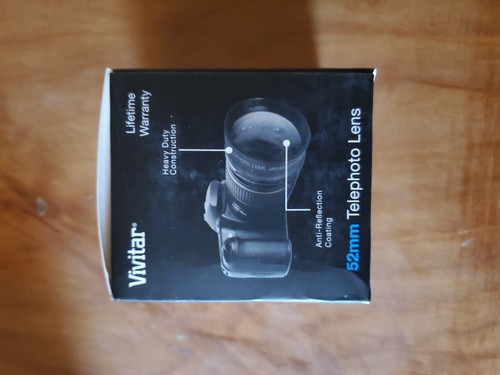 2.2X TELEPHOTO LENS 52mm AptTo Camera NIKON SAMSUNG 1S PENTAx UNOPENED - Picture 4 of 6